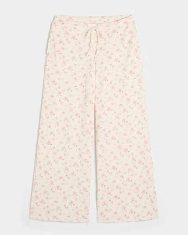 Women's Gilly Hicks Baggy Cozy Waffle Pants | Women's Bottoms | HollisterCo.com | Hollister (US)