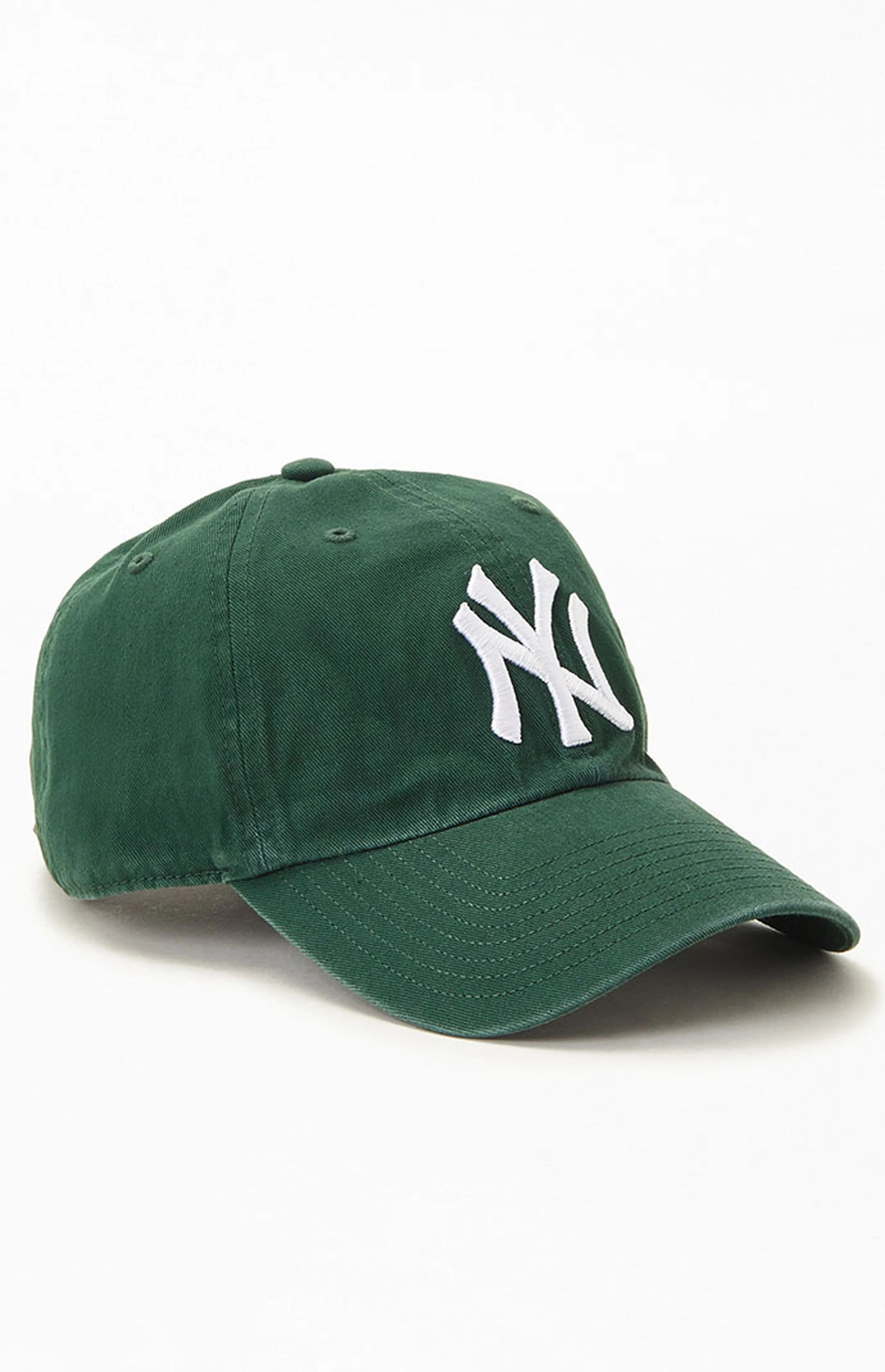 47 Brand Forest Green NY Yankees Strapback Dad Hat | PacSun | PacSun