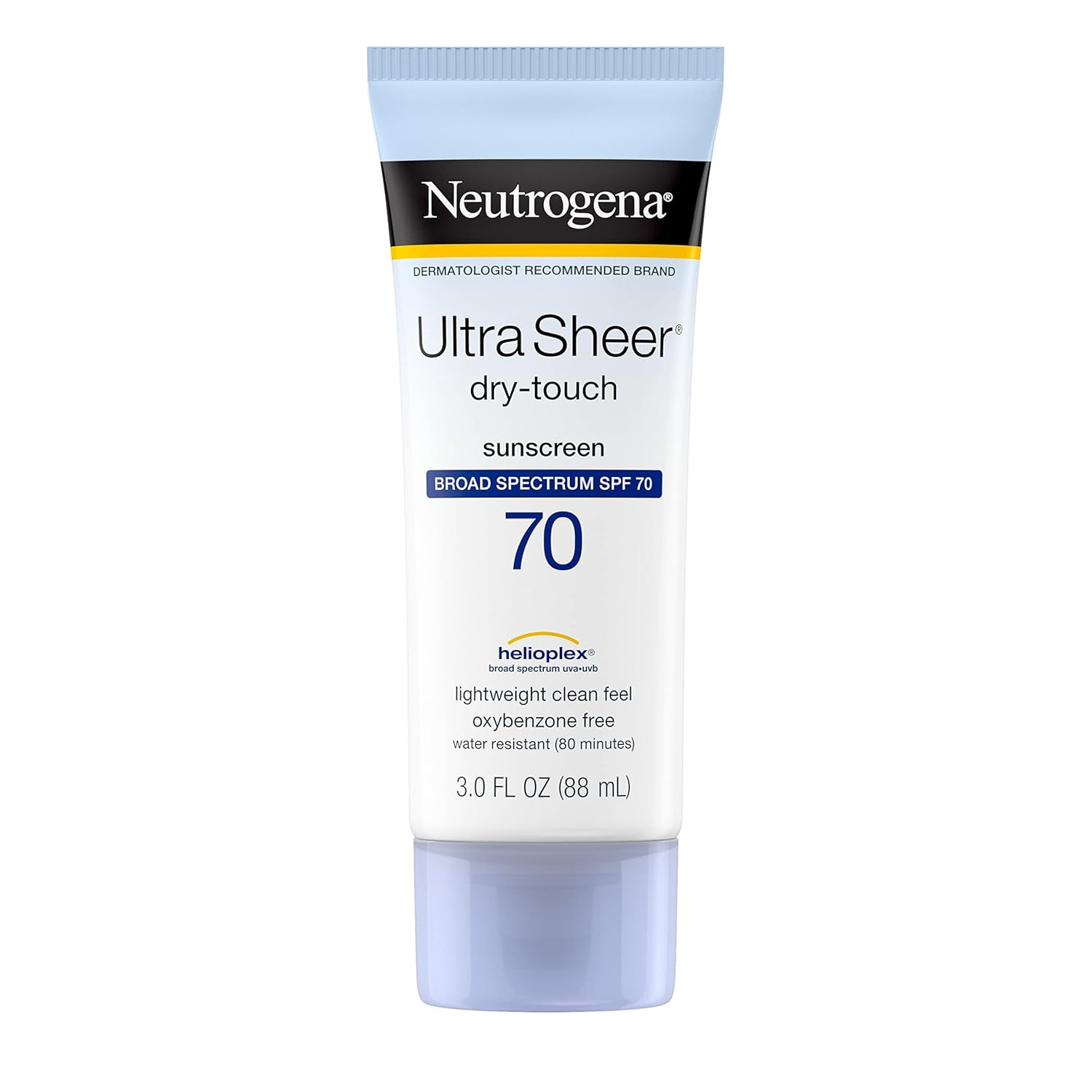Neutrogena Ultra Sheer Dry-Touch Water Resistant and Non-Greasy Sunscreen Lotion with Broad Spect... | Amazon (US)