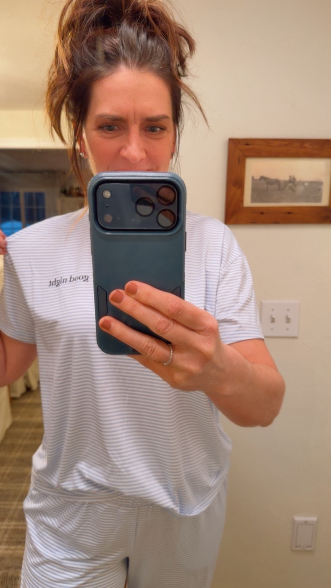 Love the fabric, the print, and the Good Night!

#LTKTall #LTKselfcare