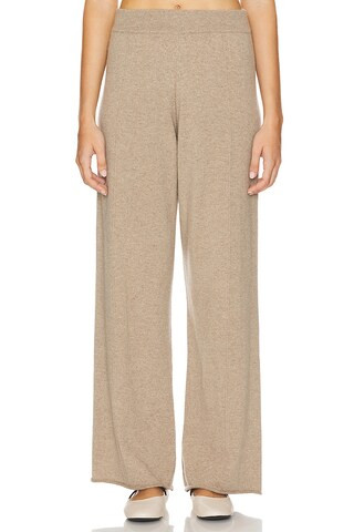 W. Cashmere Laurie Wide Leg Sweatpants in Tan from Revolve.com | Revolve Clothing (Global)