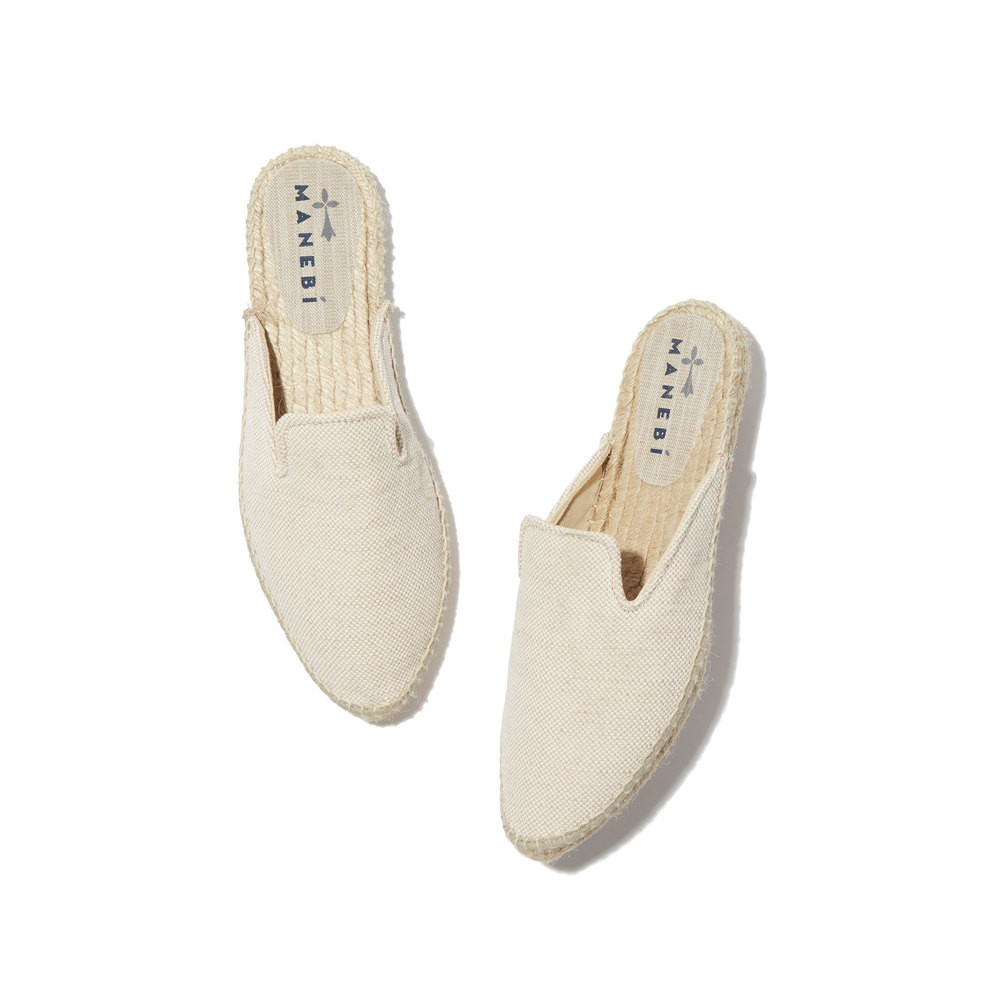 Manebí La Havana Slide Sandal in Ice, Size IT 39 | goop