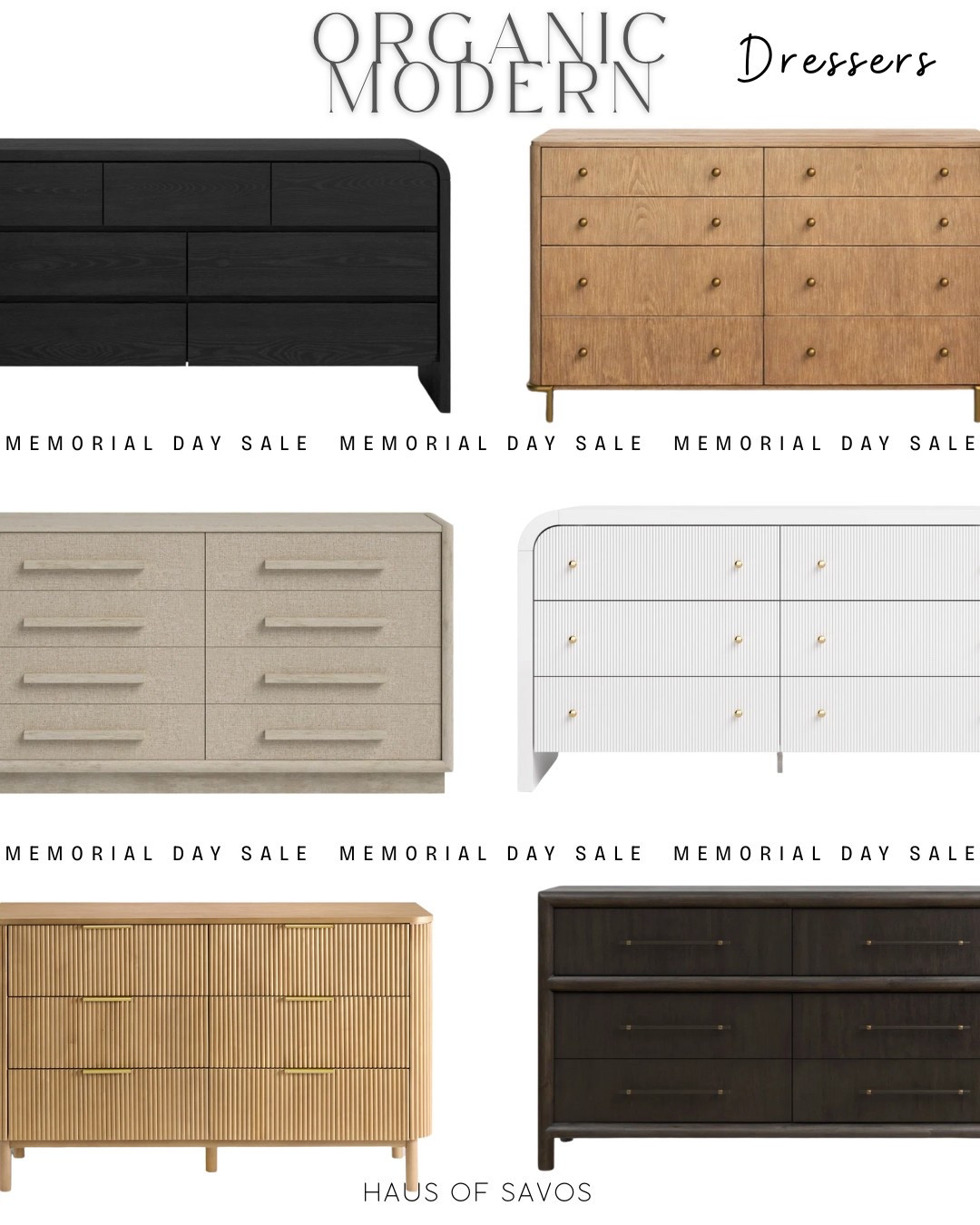 Memorial Day Sale - Dressers

organic modern dresser, wood dresser, large dresser, RH, fluted dresser, walnut dresser, light wood dresser, bedroom furniture, bedroom inspo, black dresser, white dresser 

#LTKHome #LTKSaleAlert #LTKStyleTip