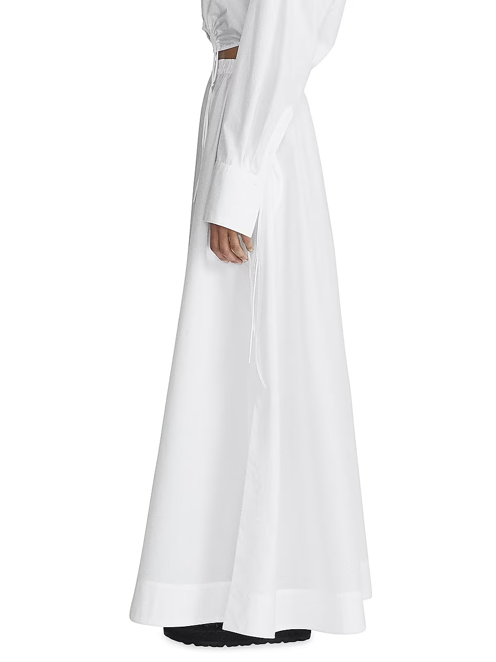 Soraya Drawstring Cotton Maxi Skirt | Saks Fifth Avenue