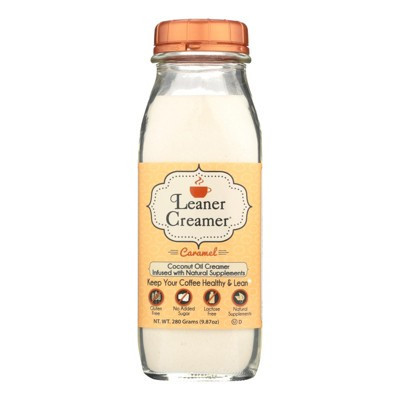 Leaner Creamer Caramel Coconut Oil Creamer - Case of 6/9.87 oz | Target
