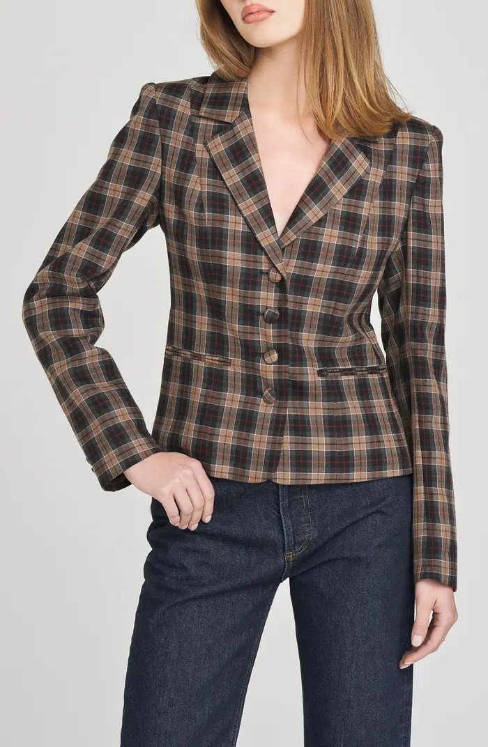 WAYF Darby Plaid Blazer | Nordstrom | Nordstrom