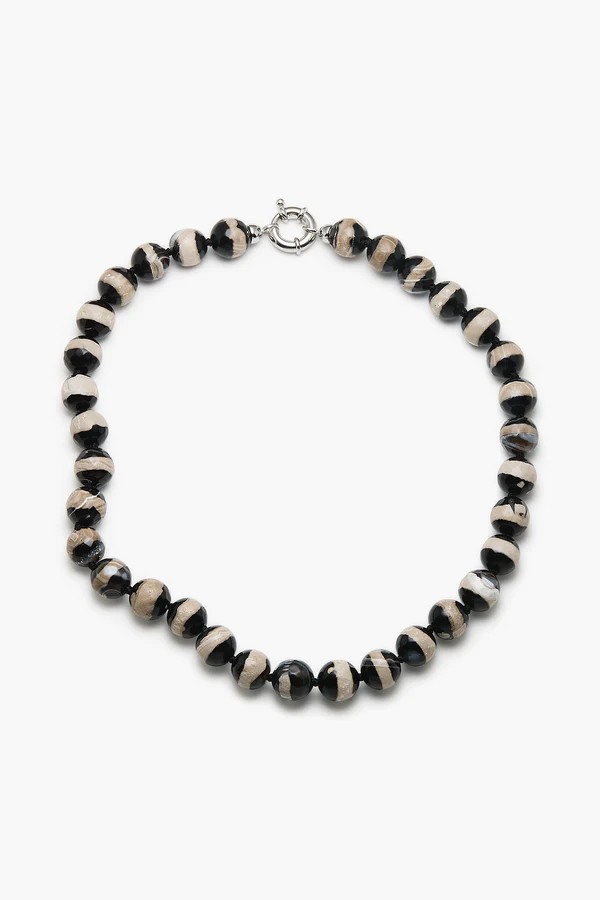 Tasmin Necklace Black & White | RELIQUIA