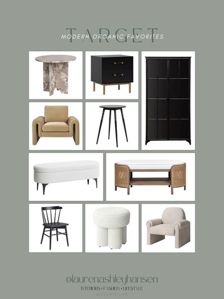 Target new arrivals! How beautiful are these finds. This black cabinet looks so high end, I love the texture of these benches and accent chairs, and these side tables are so beautiful! Love it all! 

#LTKStyleTip #LTKHome