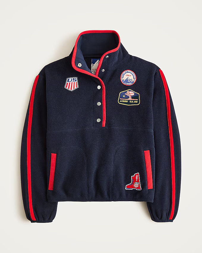 U.S. Ski & Snowboard by J.Crew warm-up fleece pullover | J. Crew US