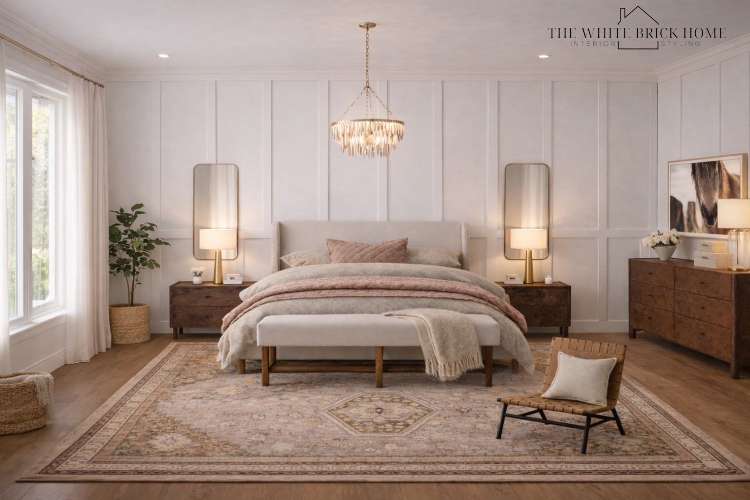 A beautifully decorated bedroom idea full of texture and a playful contrast between modern and rustic. 
🖤🖤
Bed, bedroom, bedroom design, bedroom decor, bedroom ideas, bed, dresser, wall mirror, chandelier, area rug, chandeliers table lamp, bedding, bedroom furniture, pottery barn bedroom, pottery barn decor, pottery barn chair, pottery barn decor, pottery barn bed, bedroom ideas, pottery barn wall mirror, bench, rustic bedroom, pottery barn inspiration 


#LTKSeasonal #LTKHome #LTKSaleAlert