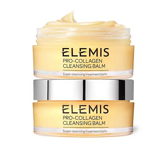 ELEMIS Pro-Collagen Cleansing Balm 3.5 oz Duo Auto-Delivery - QVC.com | QVC