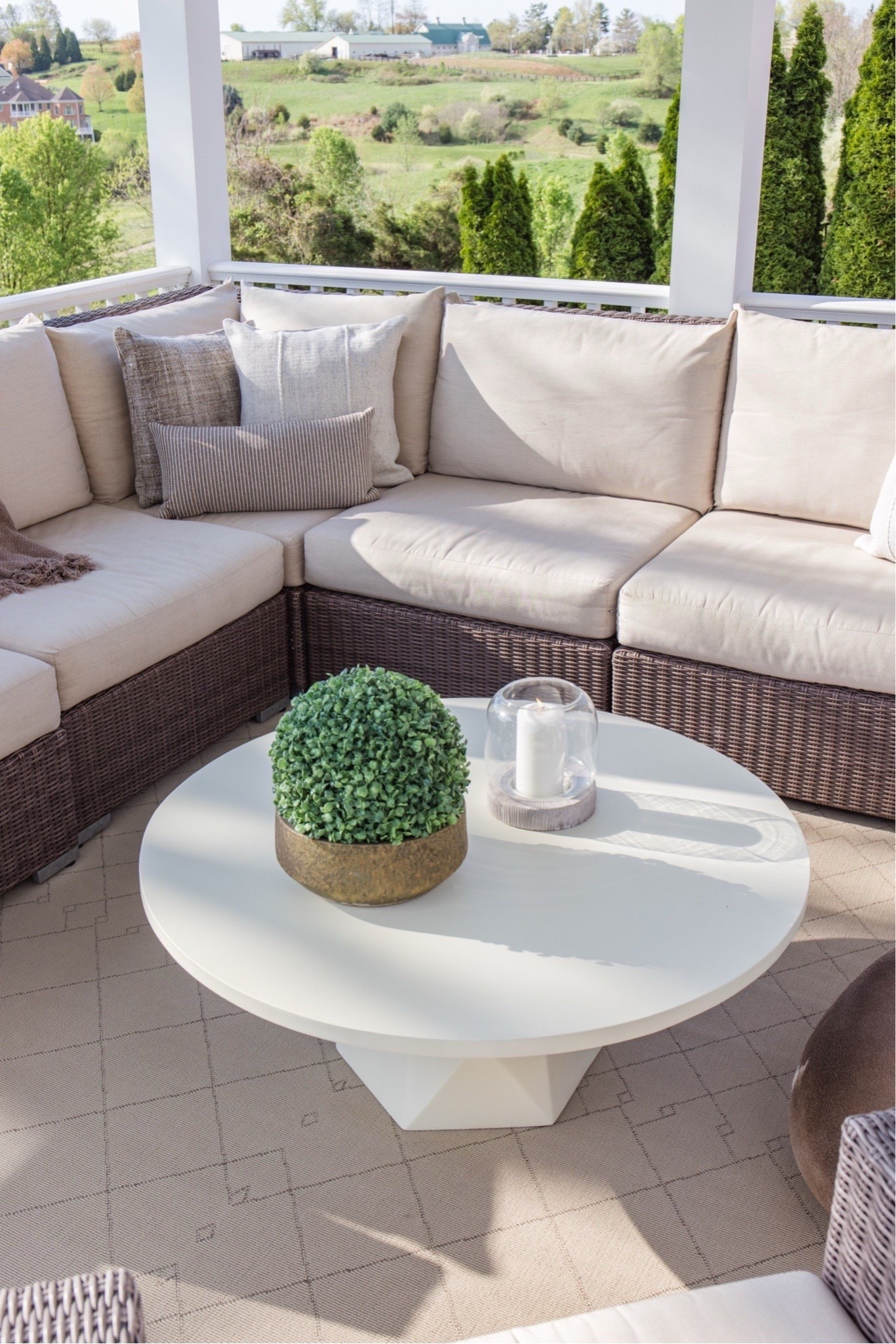 Our backyard patio is a favorite summertime spot to enjoy a drink. This furniture has held up so well! #archedmanor #modernhome #neutralhome #homedecor #casualstyle #neutralstyle 

Coffee table  outdoor seating  sectional  throw pillows  patio styling  outdoor furniture  modern home  ArchedManor


#LTKSeasonal #LTKHome