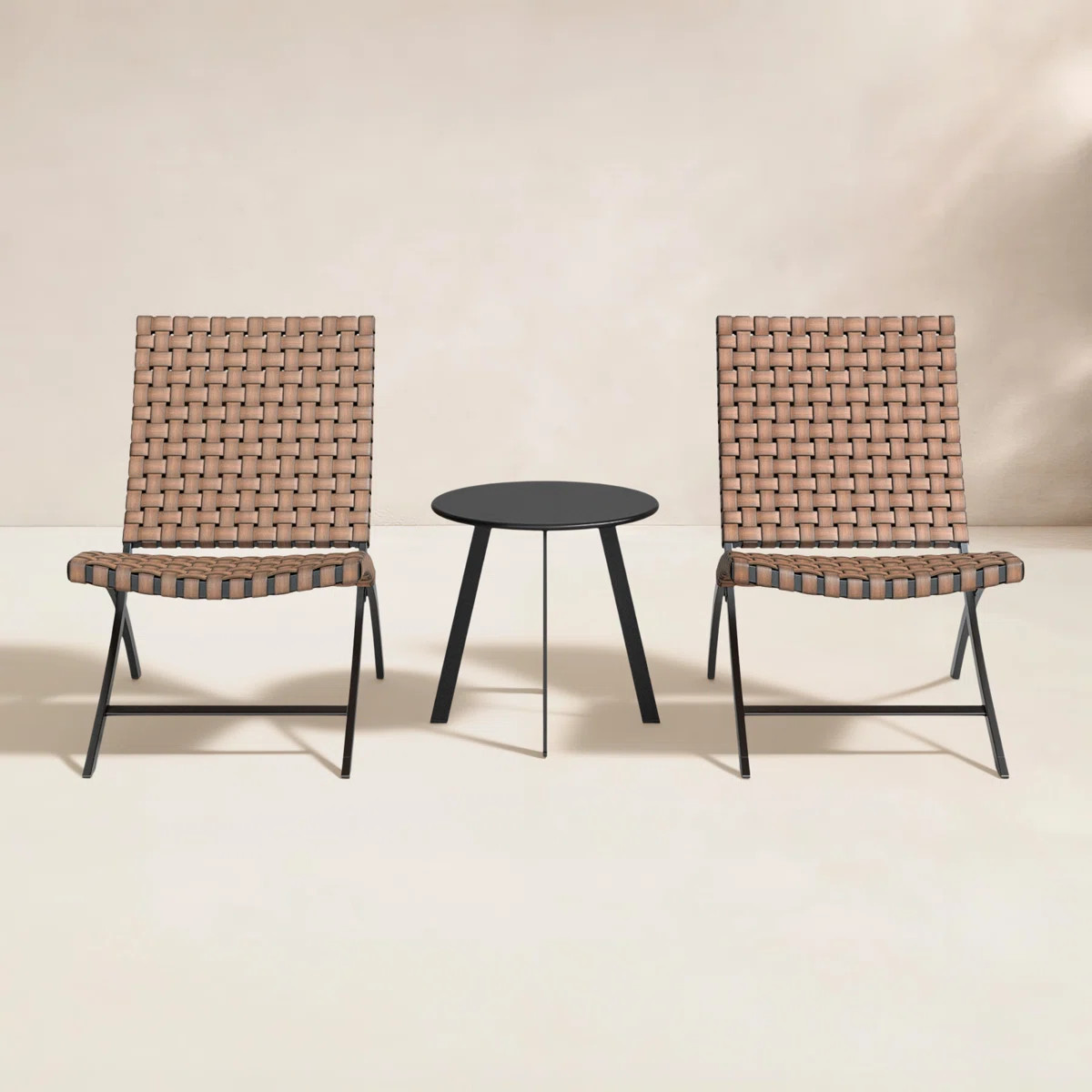 Bingham 3-Piece Wicker Outdoor Bistro Set | Wayfair North America