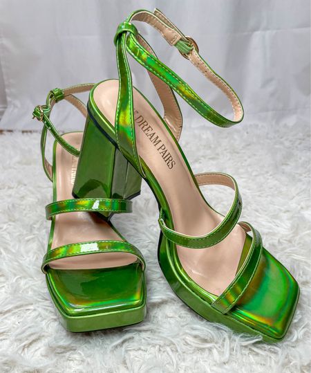 Beautiful green chunky heels 

#LTKFindsUnder50 #LTKStyleTip #LTKShoeCrush