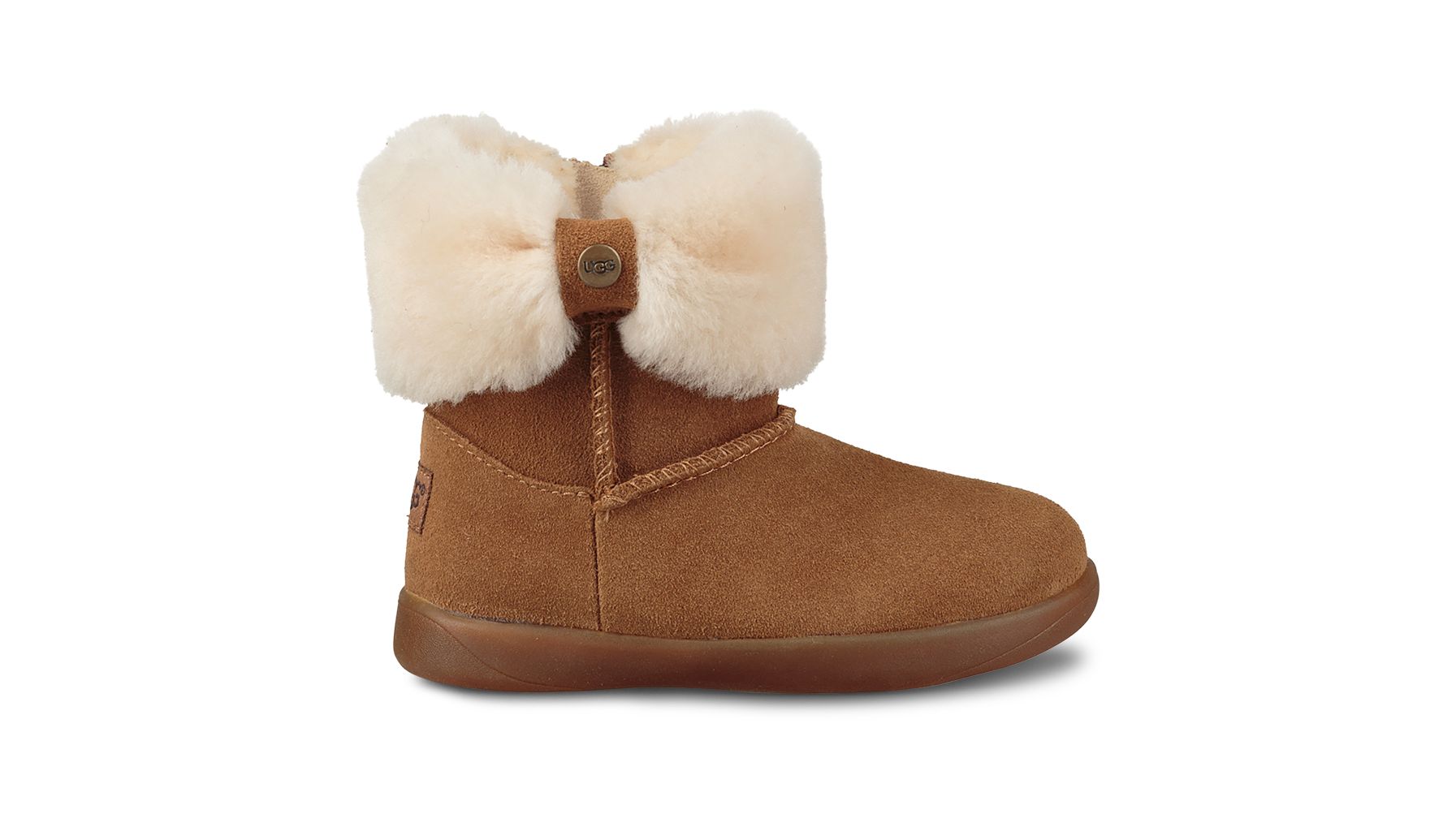 UGG Toddlers' Ramona Boot Sheepskin/Suede Boots in Brown, Size 9T | UGG (US)