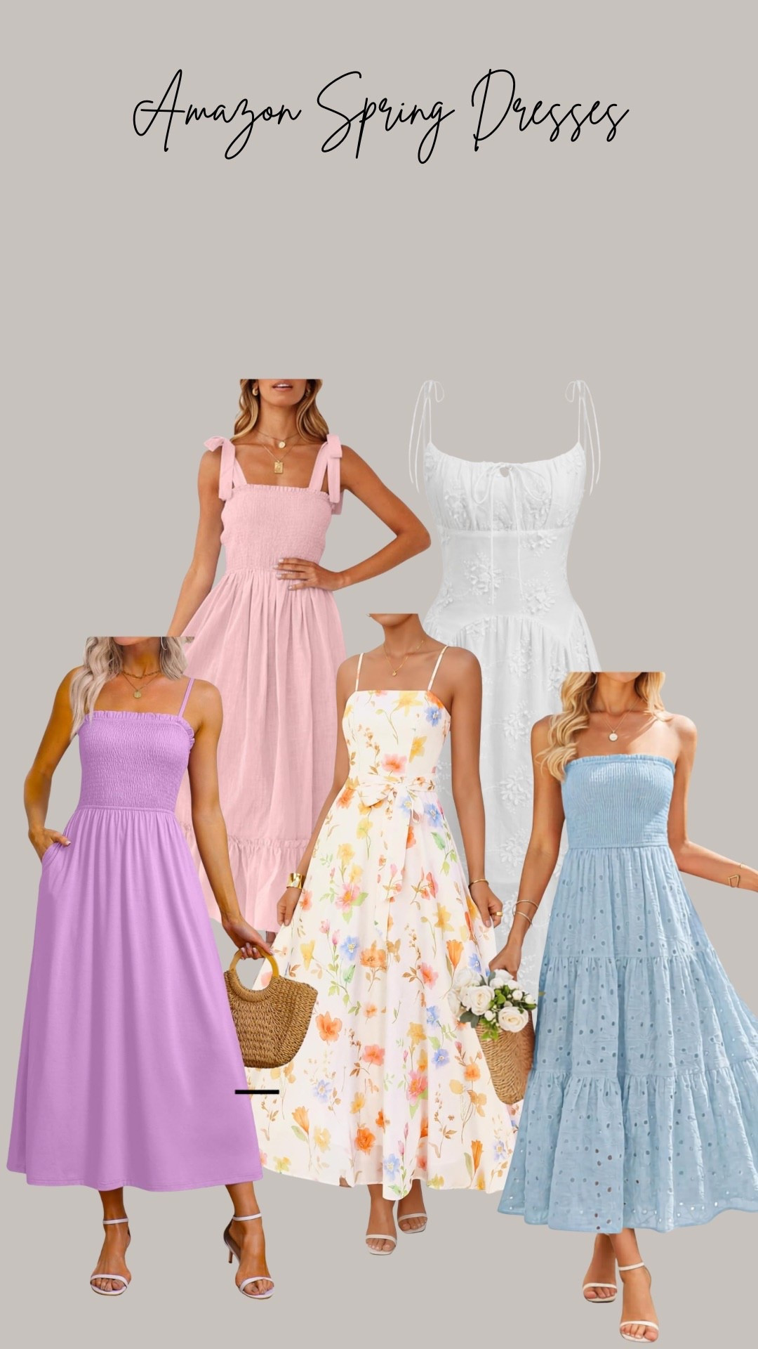 Amazon spring dresses. Easter dresses. 

#LTKgrwm #LTKSeasonal #LTKootd