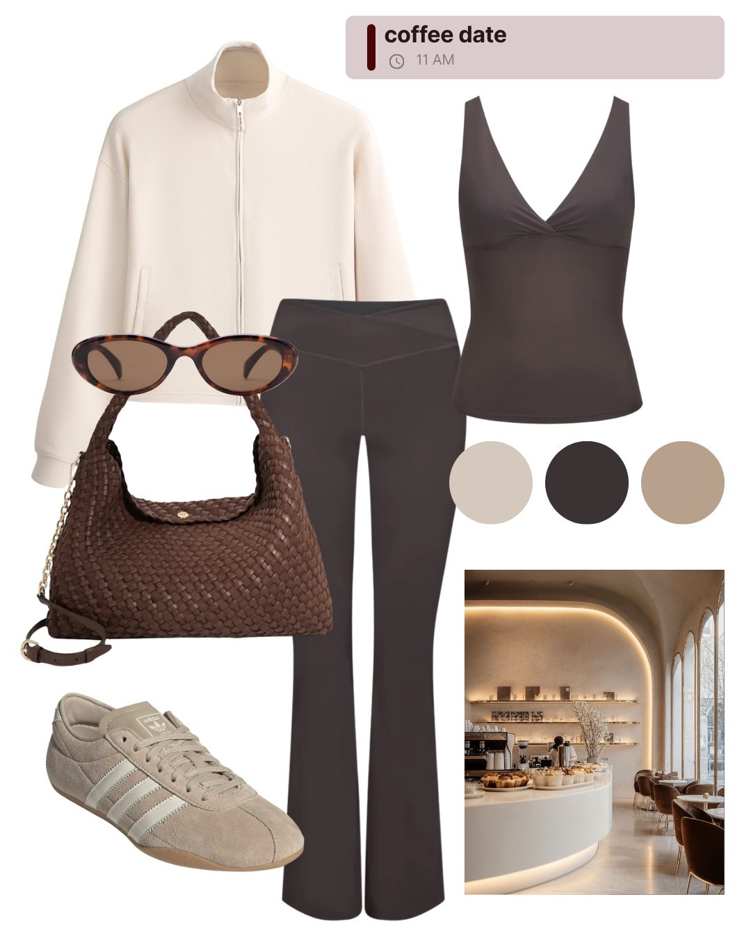What to wear to Pilates, errands and coffee. 

#LTKeurope #LTKspring #LTKuk