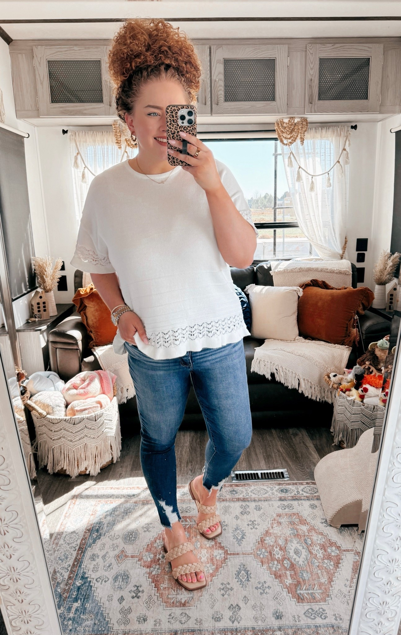 This one’s a go to for easy spring style ✨ Lightweight blouse + skinny jeans + braided sandals = effortless chic you’ll want to wear on repeat🙌🏻 spring outfit | casual chic outfit | amazon fashion | amazon outfit | white spring blouse | lightweight blouse outfit | button down blouse outfit | skinny jeans outfit | buckle jeans | beige braided sandals | neutral sandals outfit | everyday outfit | brunch outfit | weekend outfit | running errands outfit | effortless style | comfy chic | casual polished outfit | mom outfit | travel outfit | warm weather outfit | capsule wardrobe | easy outfit idea | affordable fashion | amazon finds

#LTKMidsize #LTKootd #LTKdayinmylife