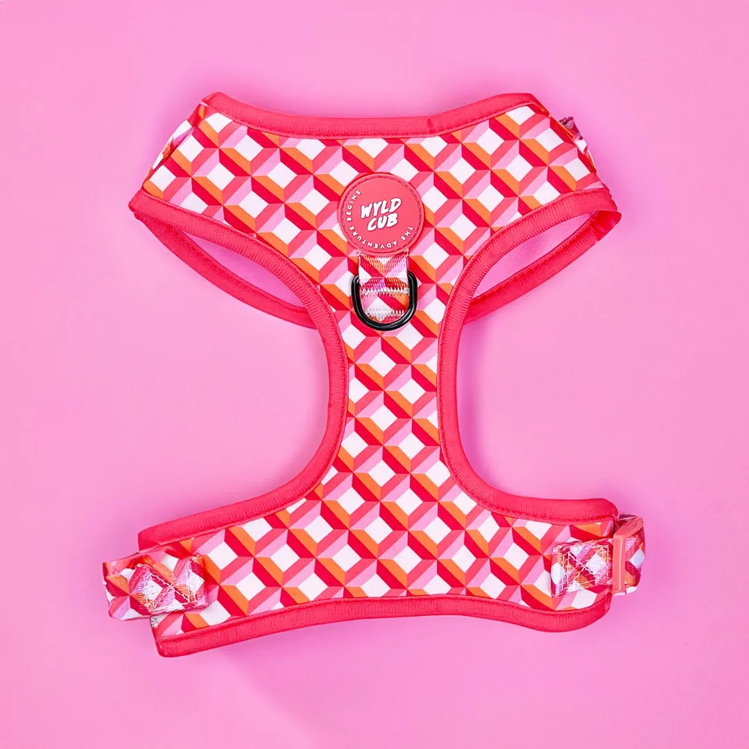 Adjustable Dog Harness for Extra Small Puppies to Large Dogs Comfortable, Stylish Pink, Red, Girl... | Etsy (US)