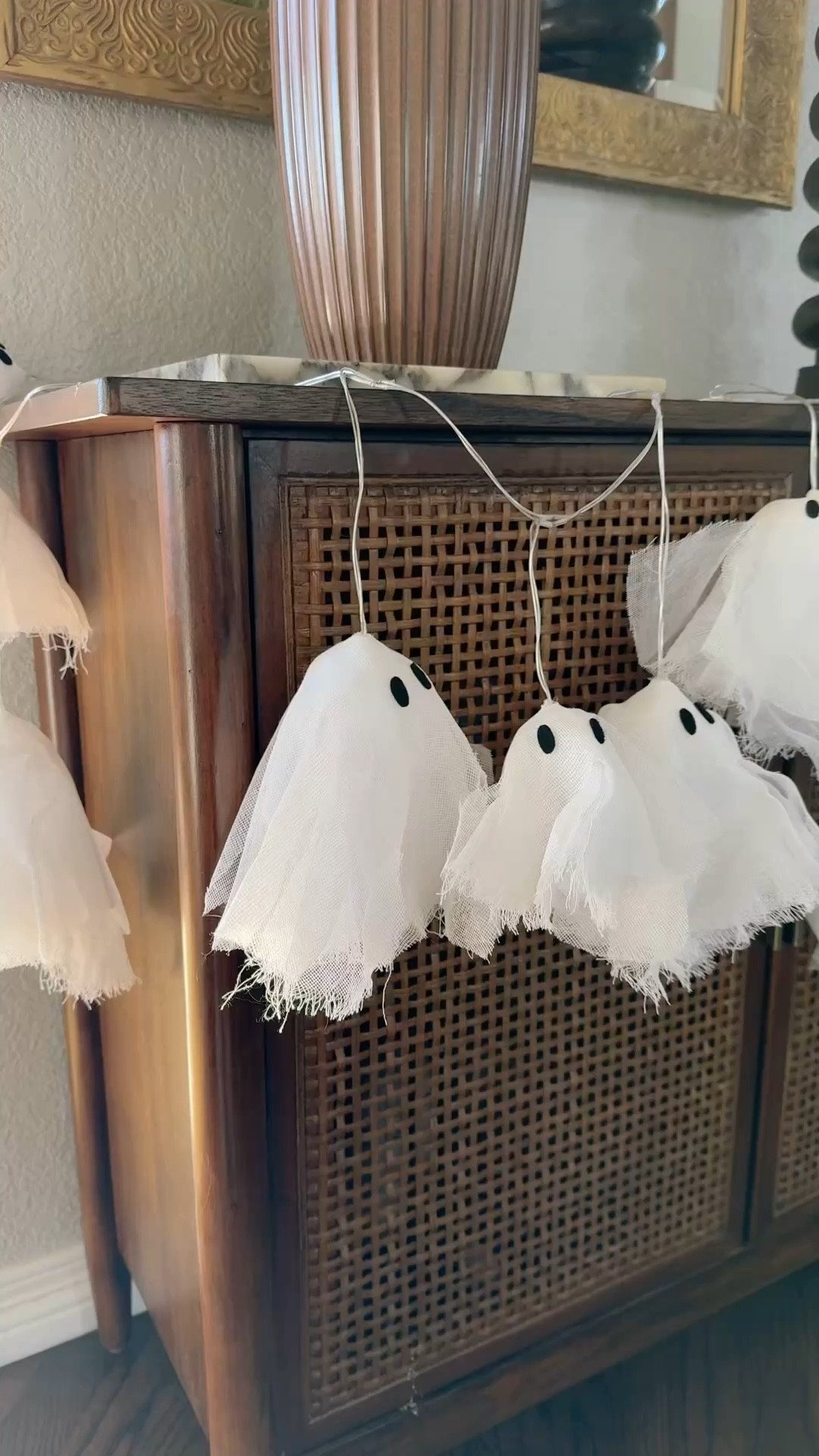 Mini ghost garland got Halloween decor! 

#LTKFindsUnder100 #LTKSeasonal #LTKHome