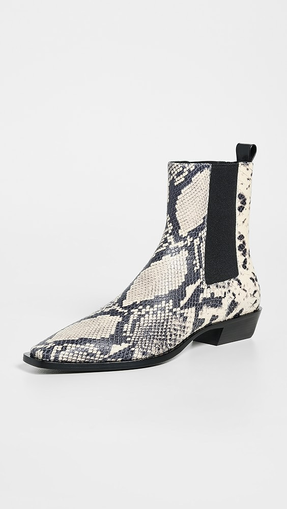 SIMKHAI Lennon Python Embossed Chelsea Boots | Shopbop | Shopbop