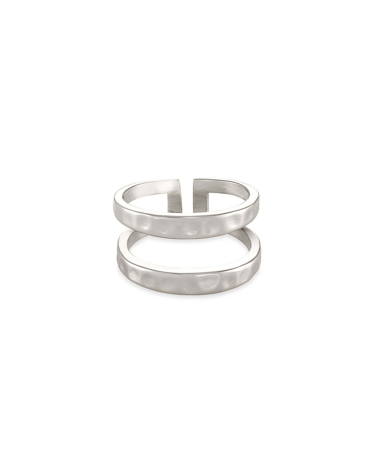 Zorte Double Band Ring in Silver | Kendra Scott