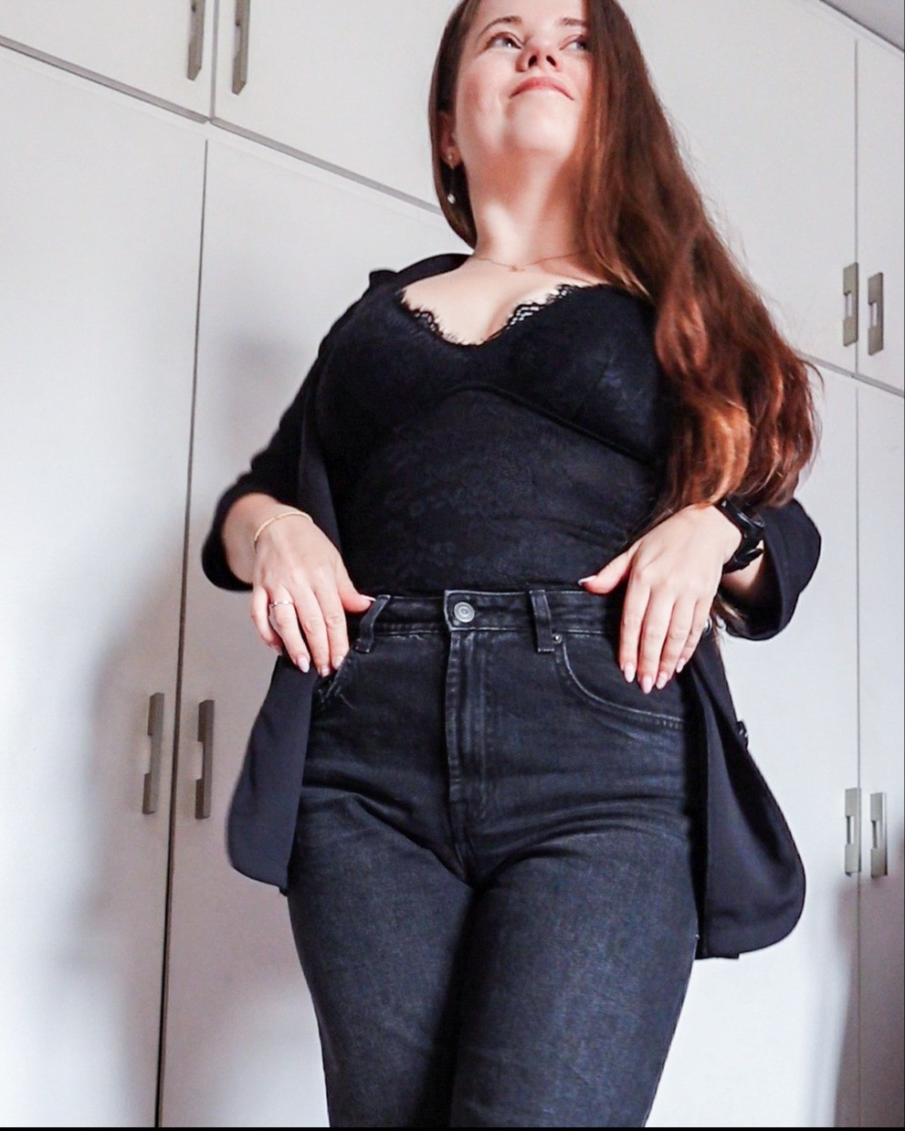 The best straight black jeans for Petite women.I am 4'11 or 150cm.

#LTKPetite #LTKMidsize #LTKootd