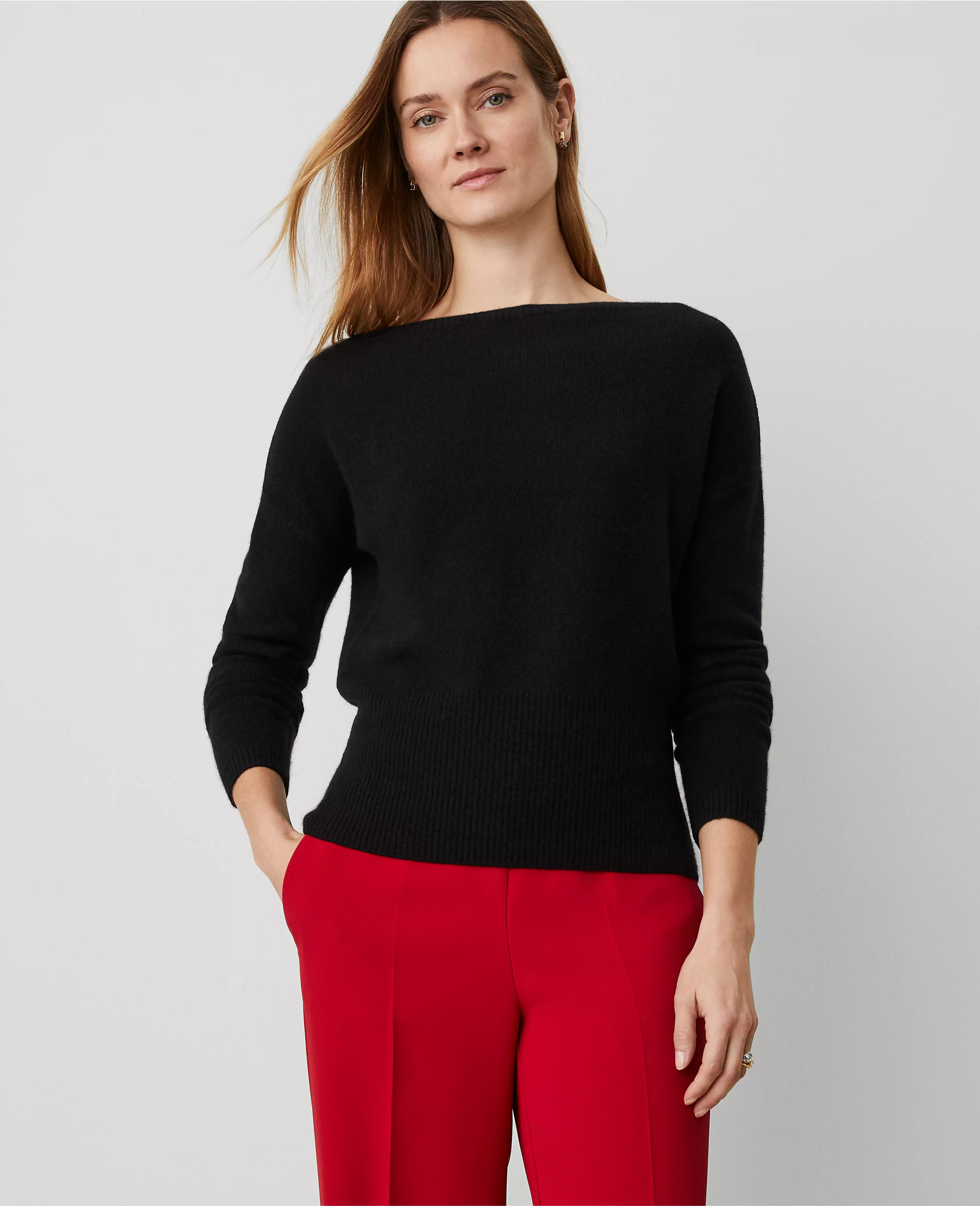 Cashmere Boatneck Sweater | Ann Taylor