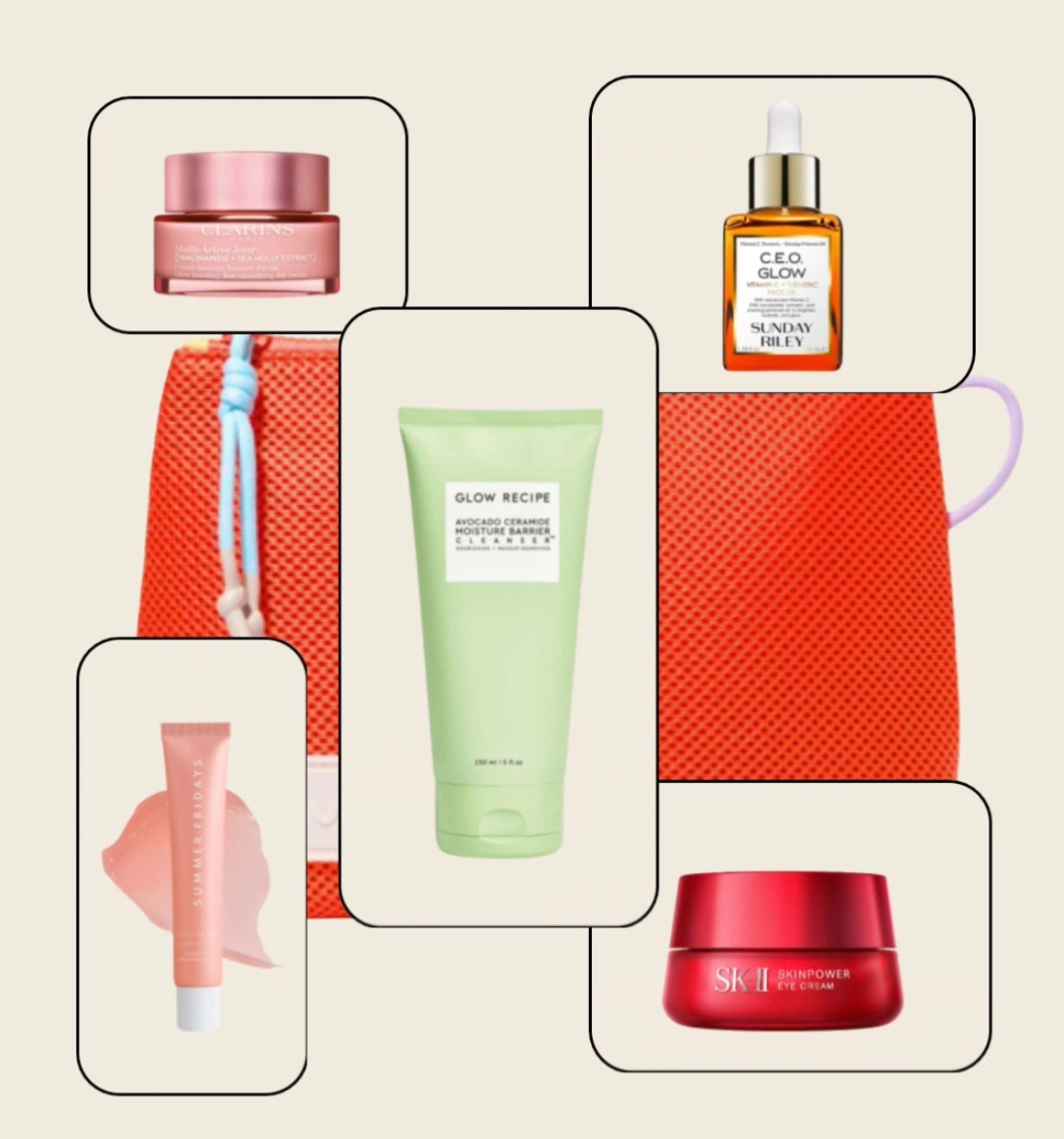 My current skincare faves from Sephora that keep my skin glowing, hydrated, and oh-so-smooth — all packed in the cutest Tower 28 bag! Let’s break it down:
• Glow Recipe Avocado Ceramide Cleanser – So gentle but gets the job DONE. Melts away makeup + keeps my moisture barrier happy.
• Sunday Riley C.E.O. Glow Oil – Packed with Vitamin C & turmeric to brighten and even out my skin tone. Total radiance booster!
• Clarins Multi-Active Day Cream – This one’s a multitasking queen! Niacinamide + sea holly = smoother, glowier skin all day.
• SK-II Skinpower Eye Cream – Luxurious and effective. Targets fine lines + keeps my under eyes looking refreshed and firm.
• Summer Fridays Lip Butter Balm (Birthday Cake) – My lips have never been softer. And yes, it smells as good as it sounds!
• Tower 28 Beauty Bag – Obsessed with how fun and functional this is. Holds all my faves with room to spare!
Shop everything straight from my LTK! #LTKbeauty #SephoraHaul #SkincareEssentials #GlowUpRoutine #CleanBeautyLove

#LTKBeauty