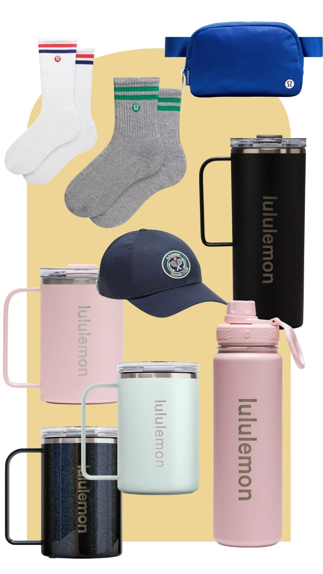 Bits and bobs from lululemon that are excellent. In particular, their mugs and bottles which are double walled are excellent in keeping your drinks cold / hot. I've picked up the green mug to upgrade my existing coffee cup for work 

 #LTKaustralia #LTKfitness #LTKstyletip