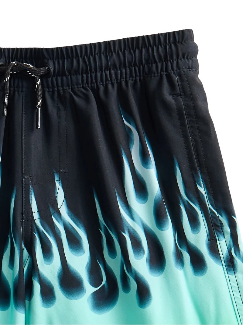 Weekend Academy Boys Printed Swim Trunks, Sizes 6-18 & Husky | Walmart (US)