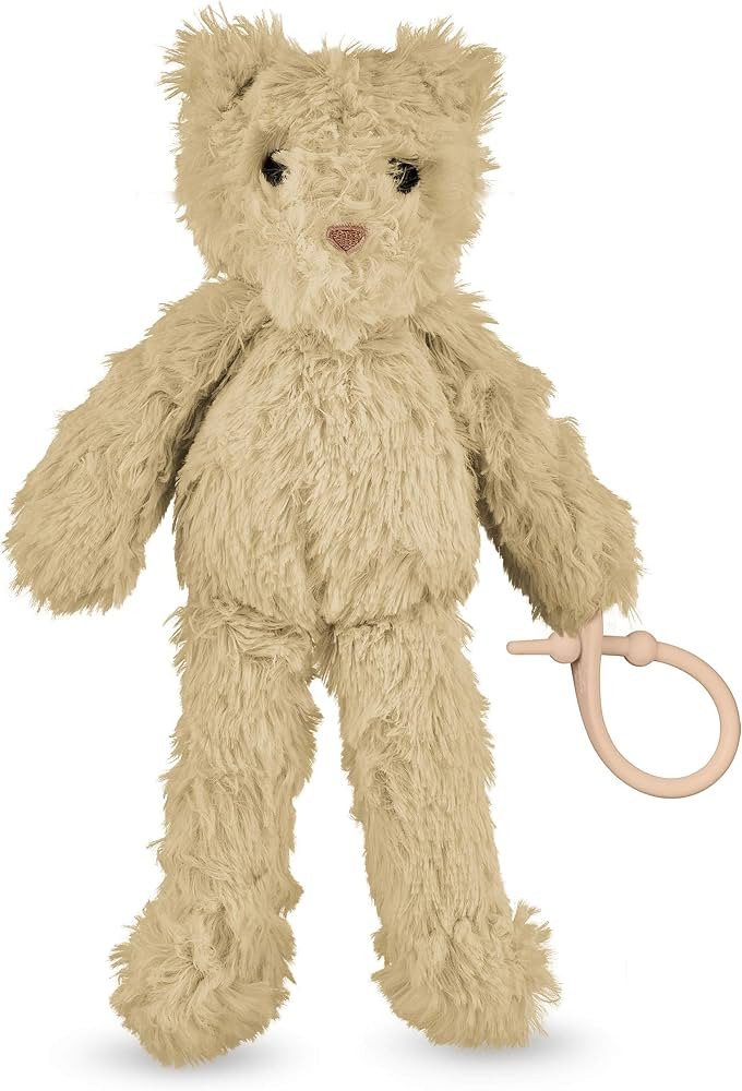 Ryan & Rose Cutie Cub Pacifier Holder Animal (Tan) | Amazon (US)