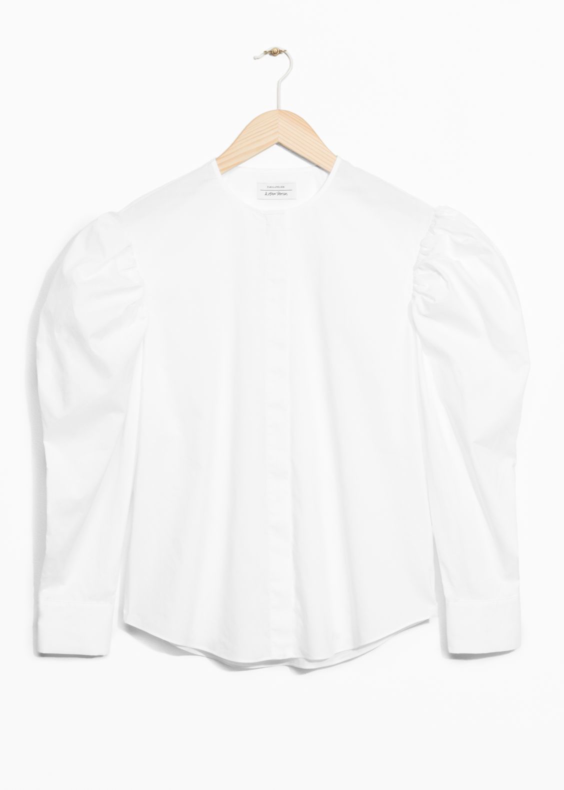 Shoulder Puff Blouse - White | & Other Stories (EU + UK)