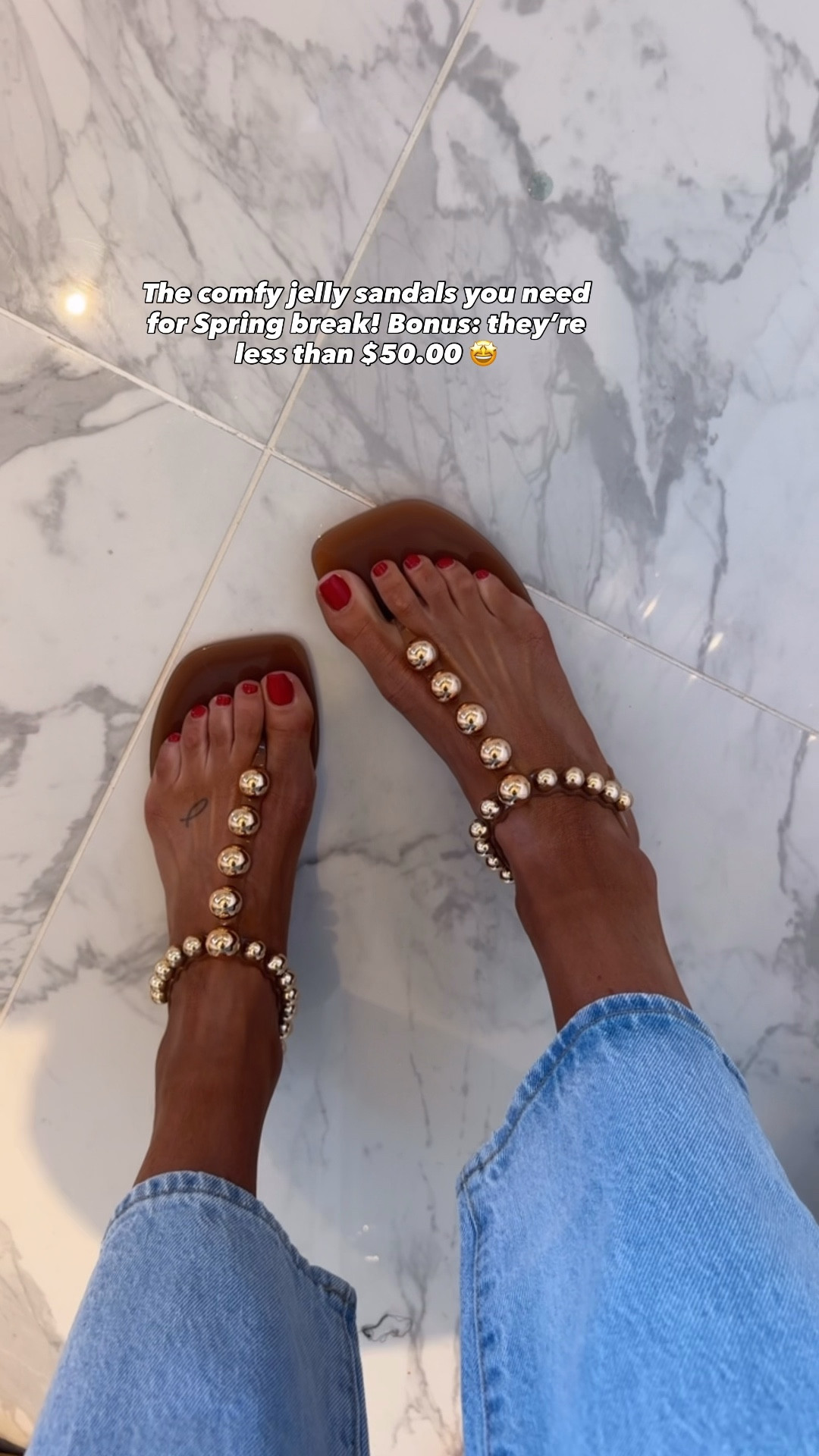 Comfy jelly flats for less than $50.00 restocked in all sizes at Nordstrom 🔥🔥🔥