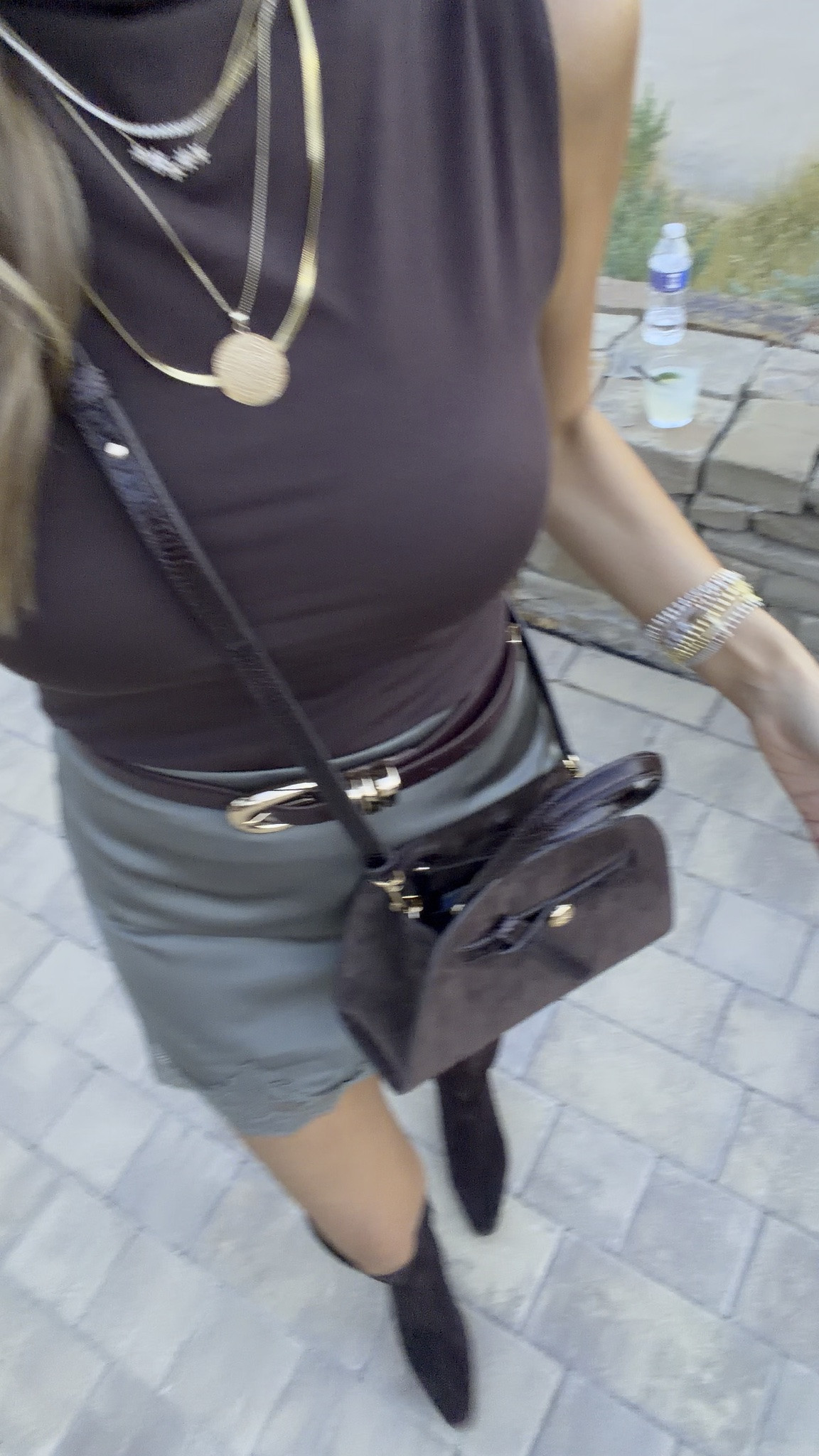 Gorgeous new fall outfit 29% off in app. Wearing small escort and in this built-in bra contour top. ￼￼date night outfits

#LTKootd #LTKOver40 #LTKSaleAlert