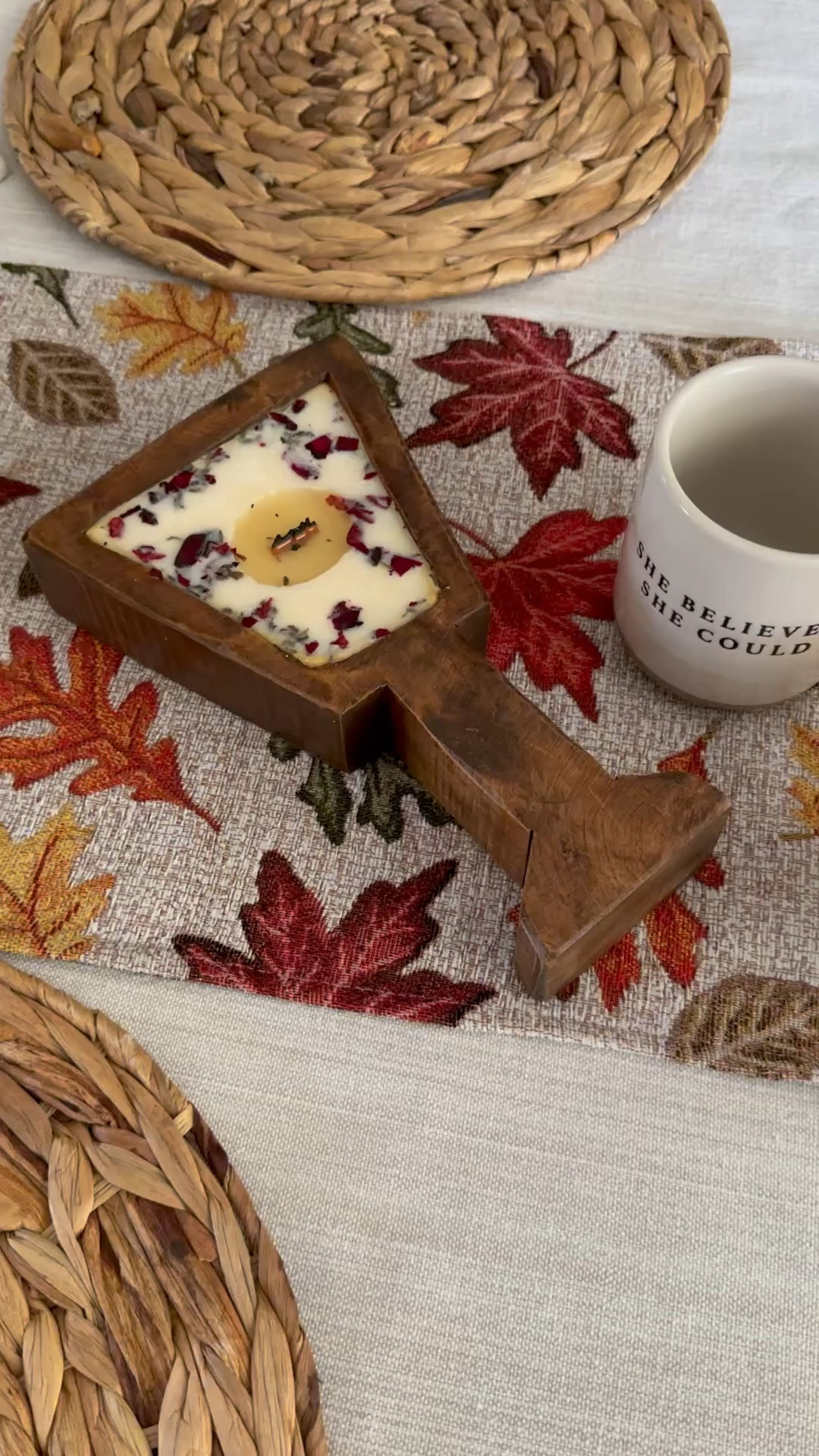 My new Abandoned Cake candles, mug, and wax melts are everything! The martini glass bowl bourbon butterscotch candle smells so delicious, I just want to snuggle up with a blanket and a movie. Plus, the vanilla pumpkin wax melts are a dream—just one square in the warmer and the whole room smells unbelievable. My favorite mug with the quote ‘she believed she could’ gives me all the positive power vibes I need! 🍂✨

Abandoned Cake candles, bourbon butterscotch candle, vanilla pumpkin wax melts, martini glass candle, wax warmer, cozy fall vibes, snuggle essentials, positive motivation, inspiring quote mug, fall home decor, candle lover, wax melts, fall scent, cozy living, home fragrance ideas.

#LTKFallSale #LTKVideo #LTKHome