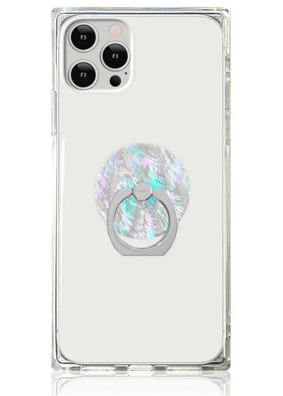 Mother of Pearl Adhesive Phone Ring Stand | FLAUNT