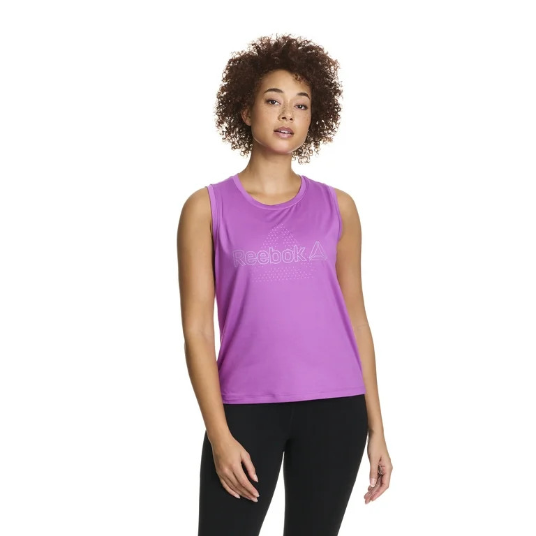 Reebok Women's Sprinter Cropped Tank Top, Sizes XS-XXXL | Walmart (US)