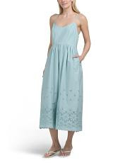 Embroidered Hem Sun Dress | TJ Maxx