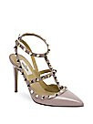 Valentino Garavani - Rockstud Leather Slingback Pumps | Saks Fifth Avenue