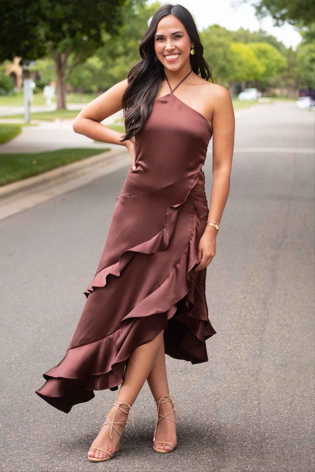 STEVE MADDEN CASPIA HALTER DRESS | Apricot Lane Boutique