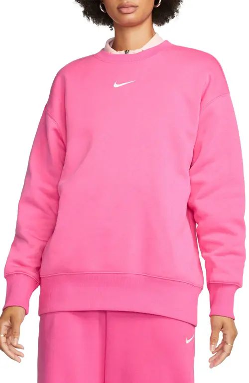 Nike Sportswear Phoenix Sweatshirt in Pinksicle/Sail at Nordstrom, Size Xx-Small | Nordstrom