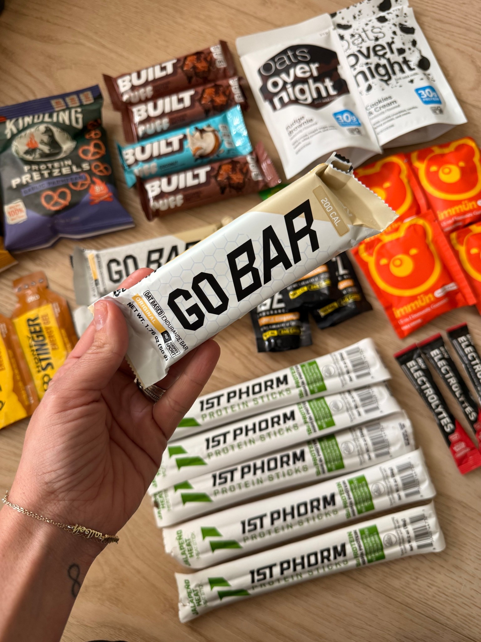 My wellness products I am bringing to Vegas Hyrox! 
Go Bar
@1stphorm meat stick 
Built bar 
Oats overnight 


#LTKfitnessgoals #LTKActive #LTKdayinmylife