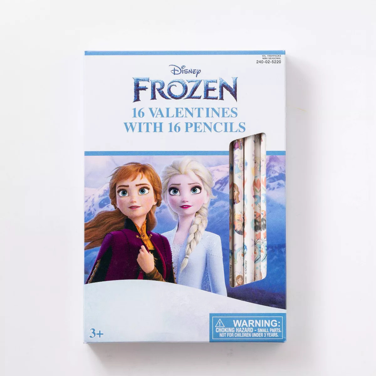 Disney Paper Magic 16ct Frozen Pencils Valentine's Day Exchange Cards | Target