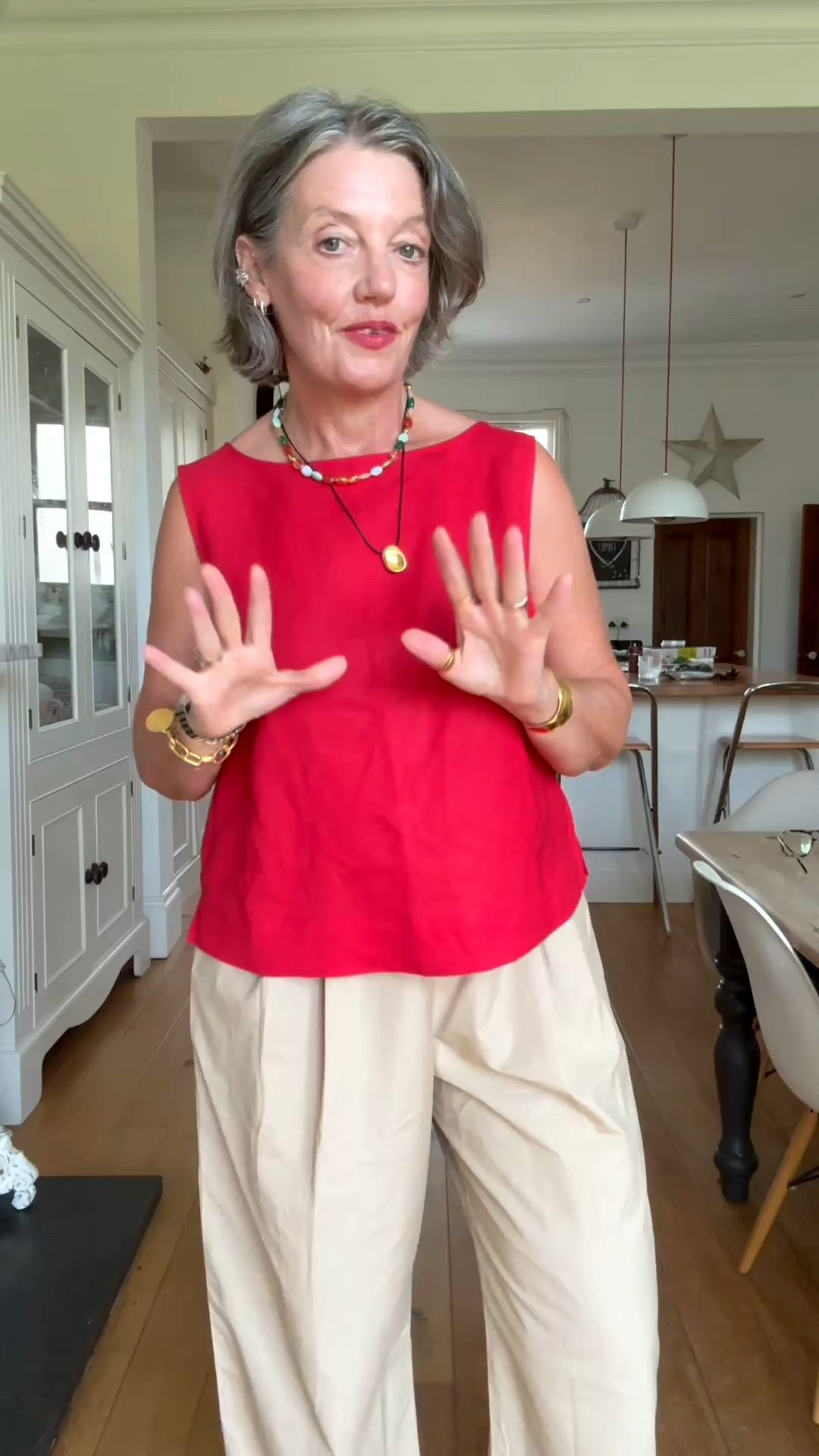 The best summer wasn’t wear trousers 100% cotton, elastic waistband, light and airy, easy to turn up. I’m wearing size Medium in the trousers and a large in the top. 
Sandals true to size 


#uniqlotrousers, #uniqlocotton, wide-leg, cotton curve trousers, barrel-leg pants, tailored trousers, relaxed fit

Wardrobe essentials, everyday basics, smart casual, capsule wardrobe, office style, spring/summer outfits.

#LTKuk #LTKsummer #LTKeurope