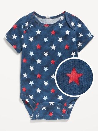 Matching Unisex Short-Sleeve Printed Bodysuit for Baby | Old Navy (US)