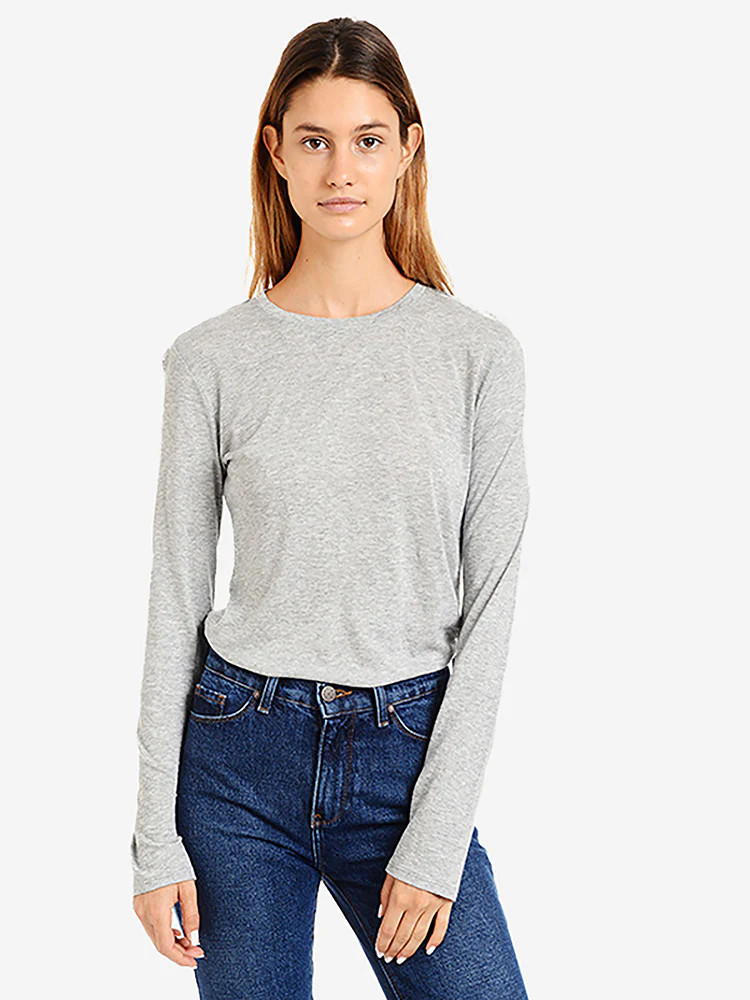 Women's Long Sleeve Crew Tee Marcy - Mott & Bow | Mott & Bow