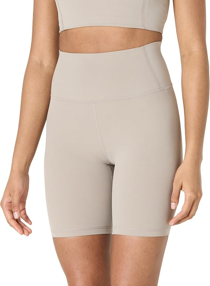 Amazon Essentials Women's Active FormFlex Buttery Soft High Waist Yoga Biker Shorts | Amazon (US)