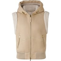 BOGNER SPORT Fine lambskin vest for women - Sand - 8/M | Bogner (US)
