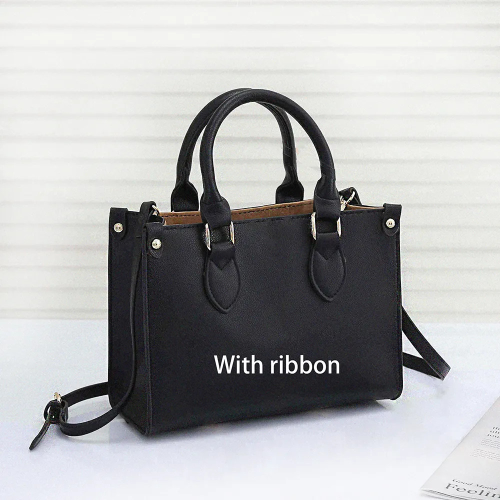 Handbag Women Luxurys Designers Bags 2021 4-color Casual travel ribbon tote bag PU material fashi... | DHGate
